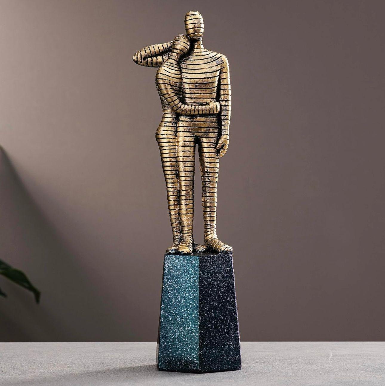 Patterned Couple Goals Figurine