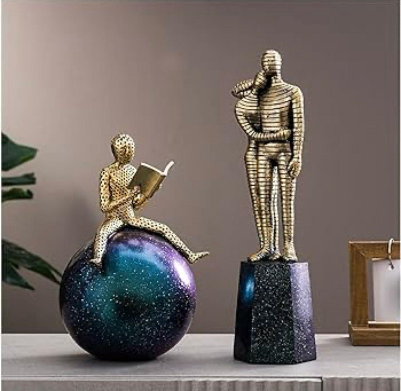 Patterned Man Figurine