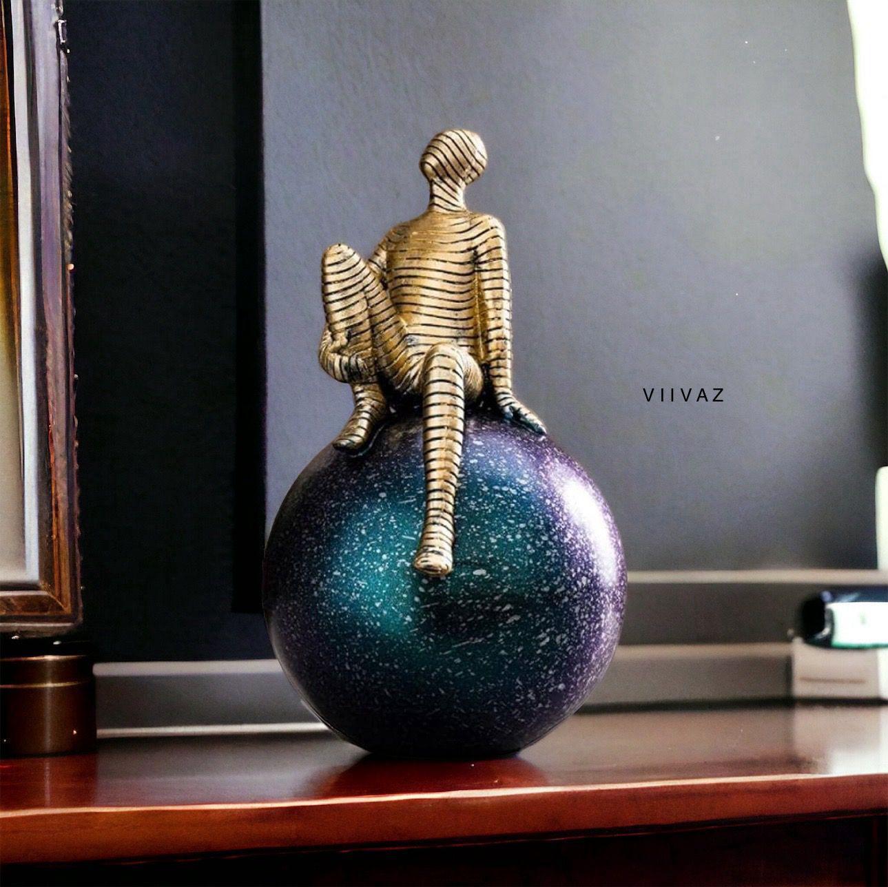 Patterned Man Figurine