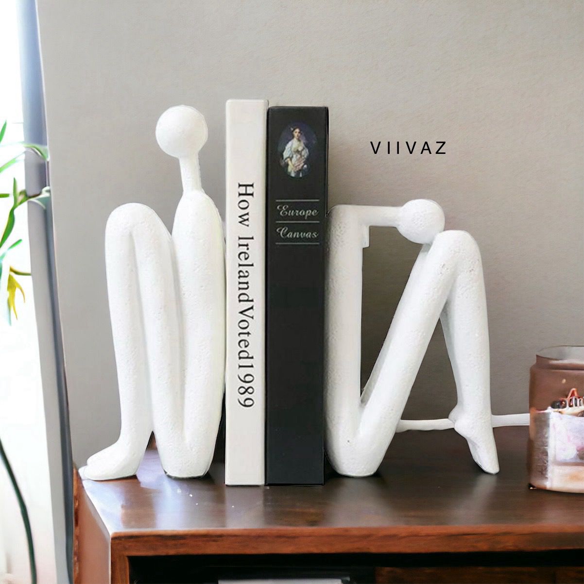 Human Bookend Sculpture