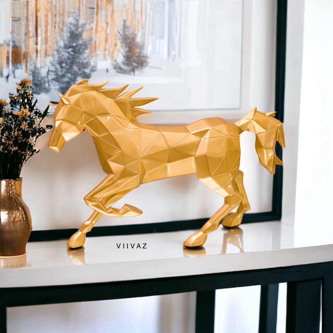 Running Hercules Horse Sculpture