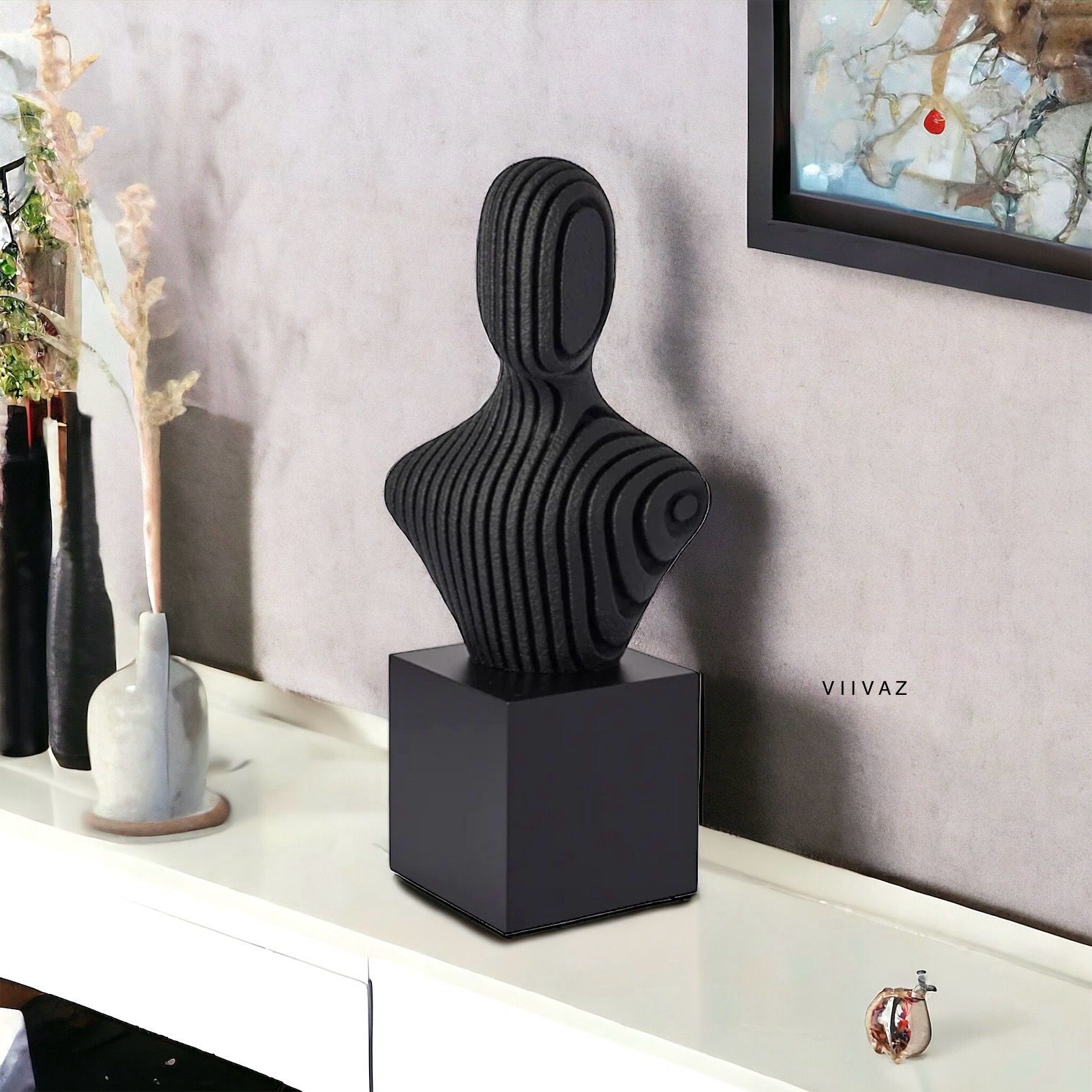 Abstract Spiral Figurine