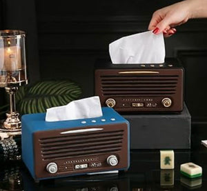 Retro Radio Tissue Holder