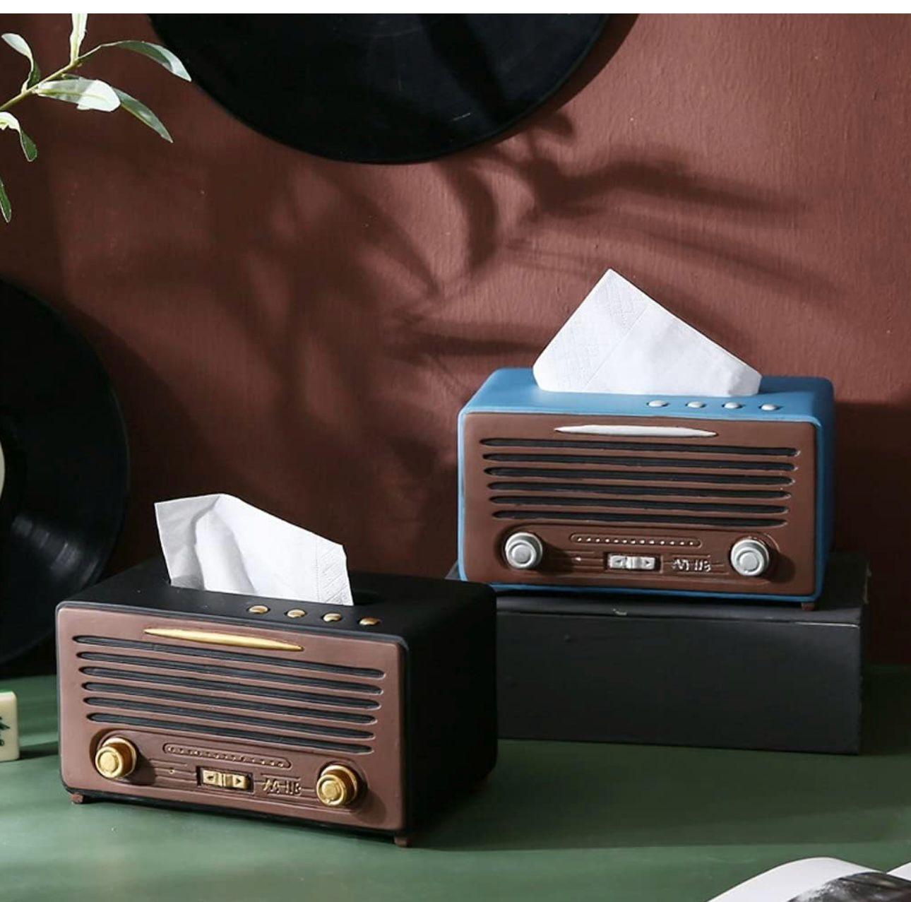 Retro Radio Tissue Holder