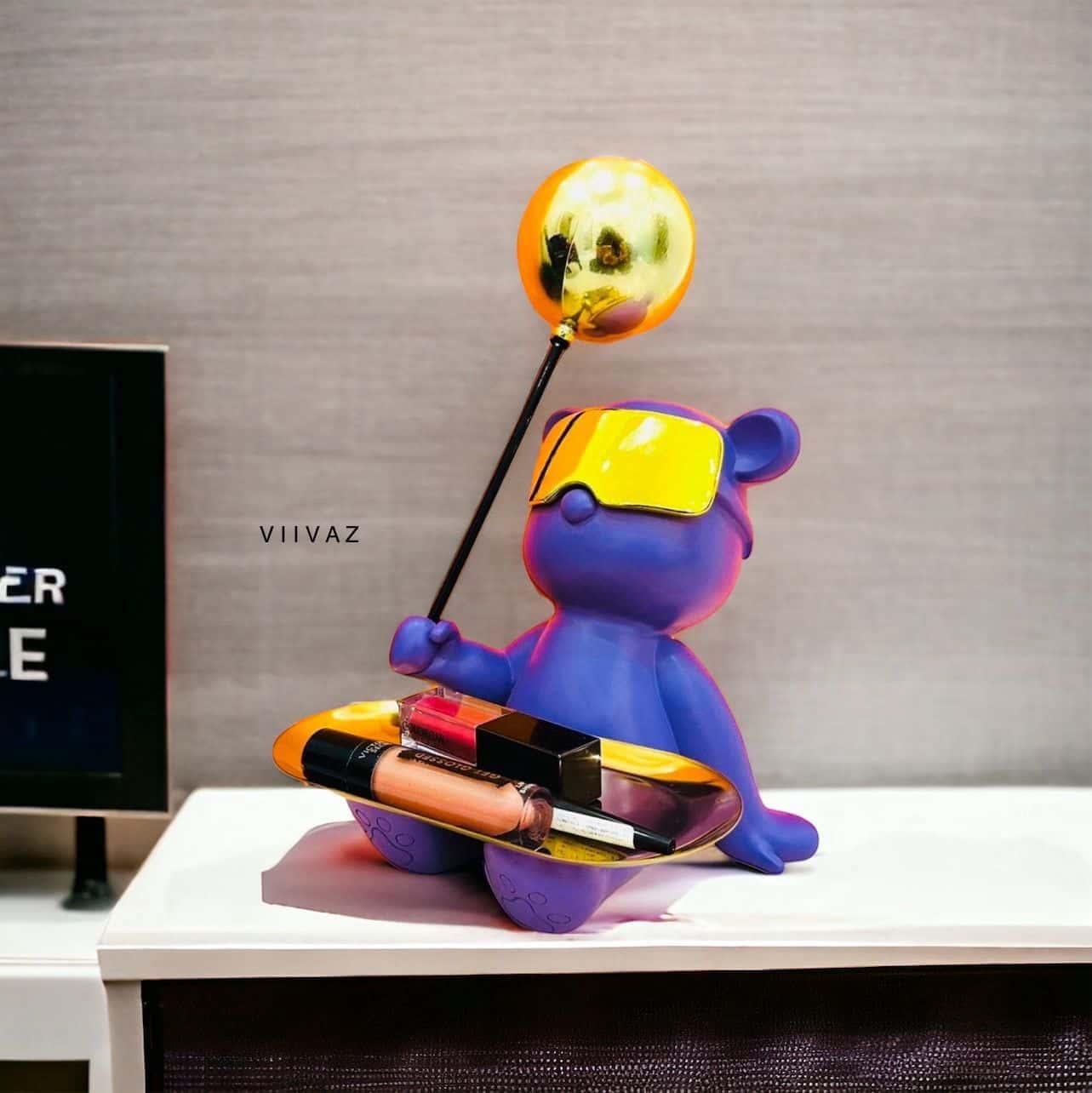 Stylish Goggles Teddy with Tray