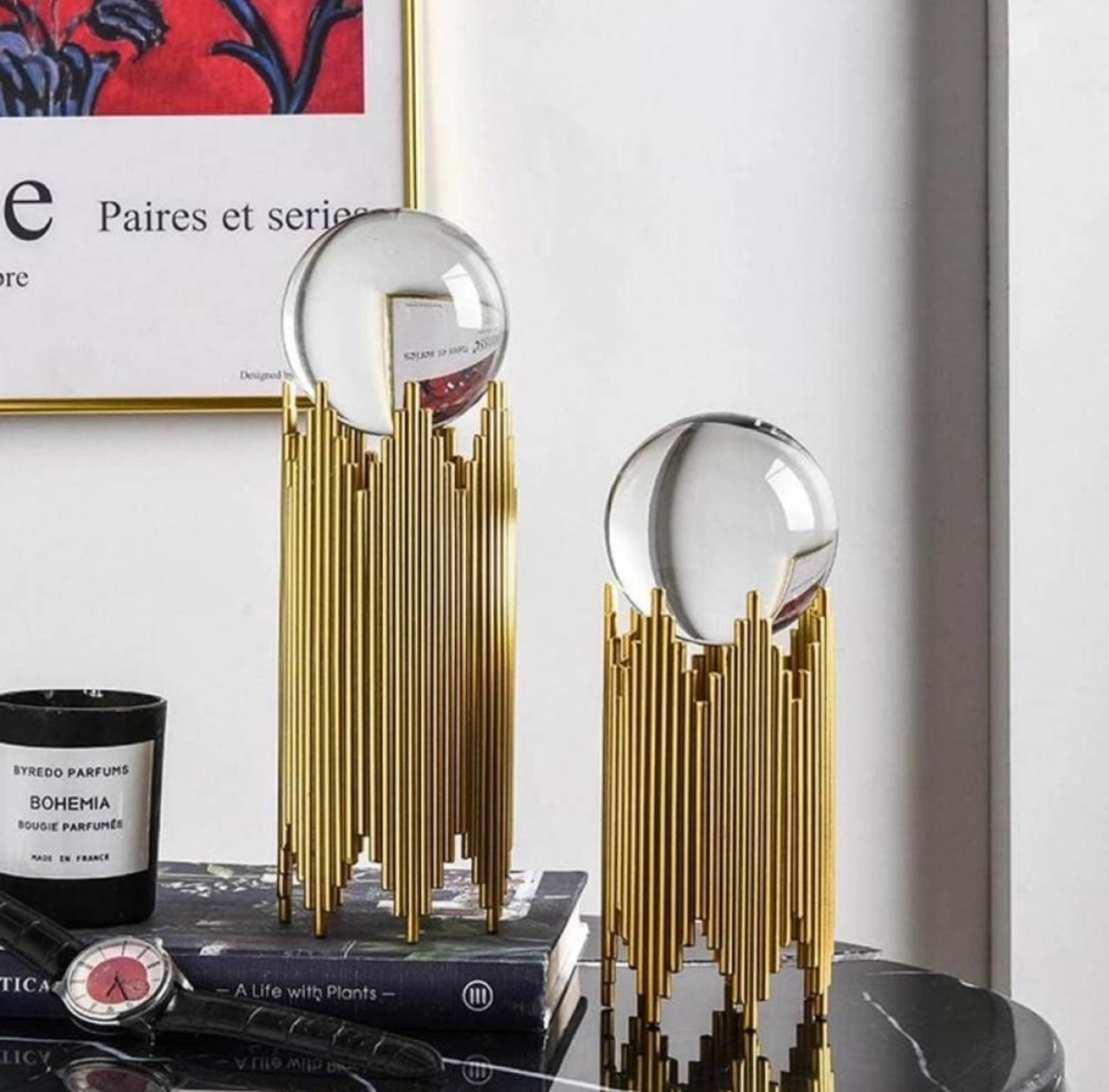 Luxury Crystal Sphere Holder