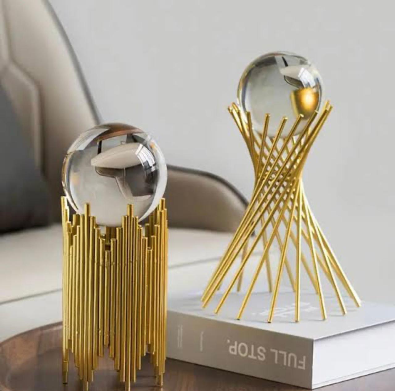 Luxury Crystal Sphere Holder