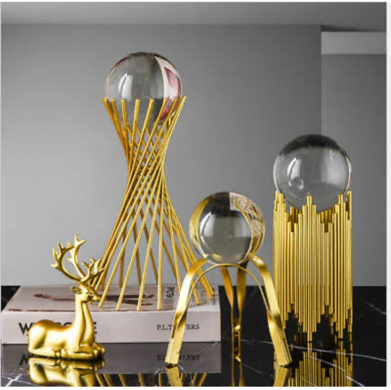 Luxury Crystal Sphere Holder