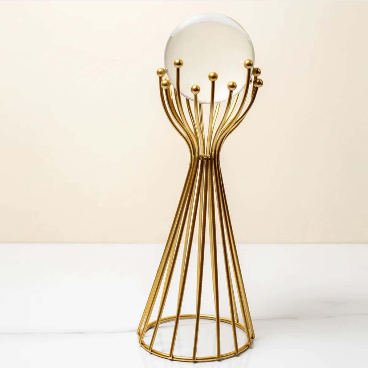 Luxury Crystal Sphere Holder