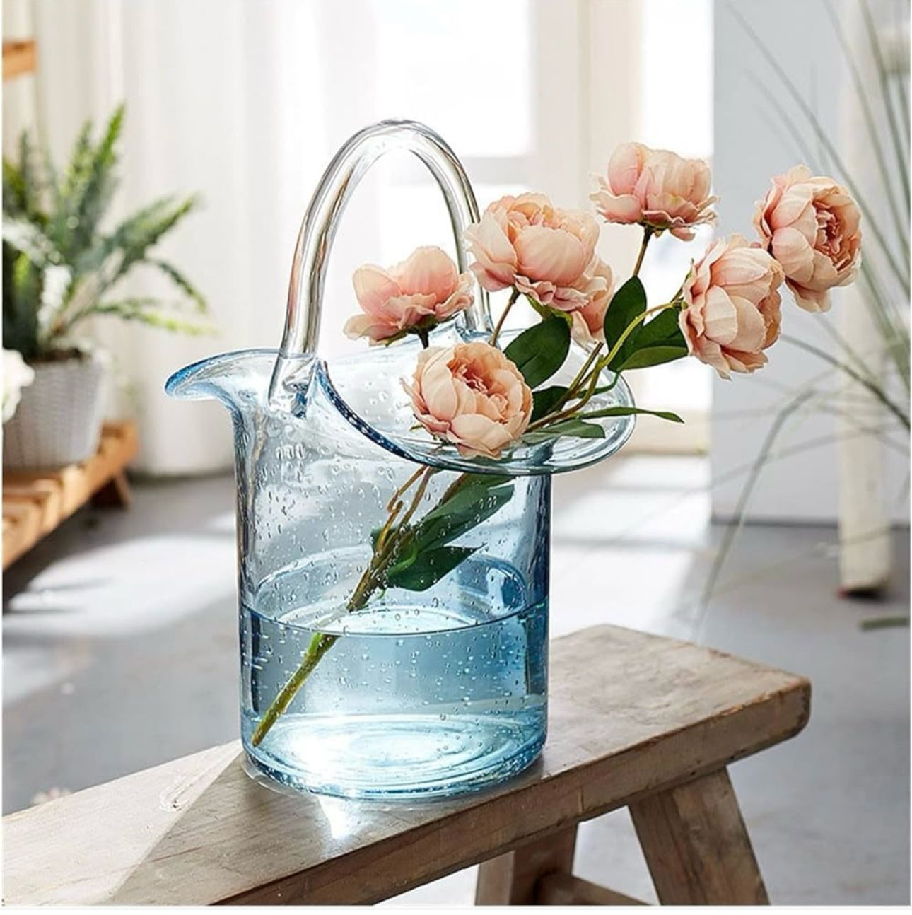 Artistic Crystal Bag Vase