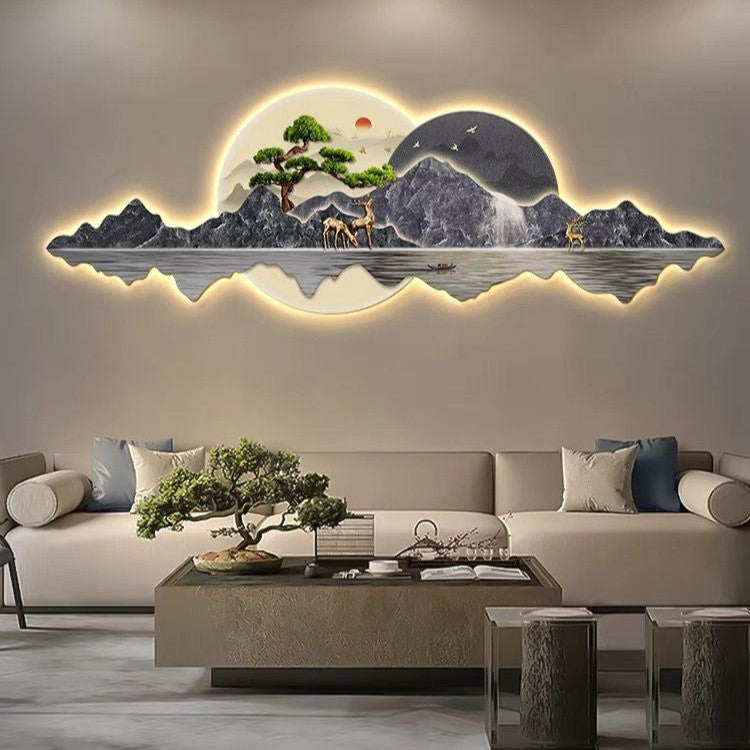 3D Acrylic LED Wall Art Style 12