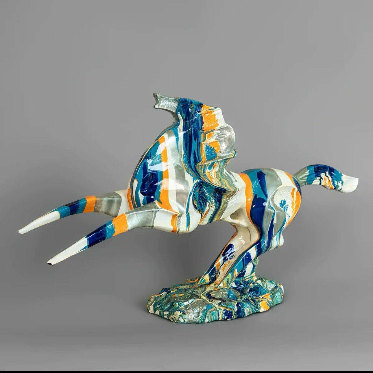 Ceaseless Abstract Horse Figurine
