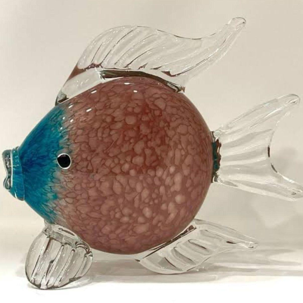 MURANO GLASS FISH SCULPTURE STYLE 2