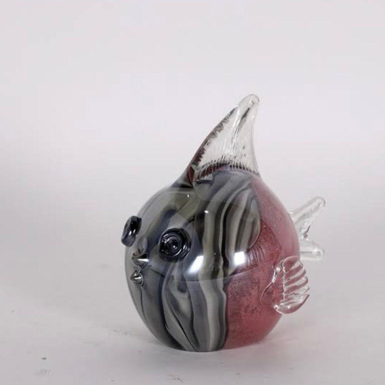 Murano Glass Fish Sculpture Style 6