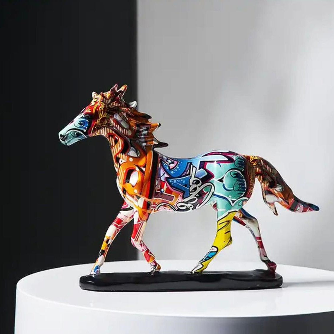 Abstract Patterned Horse