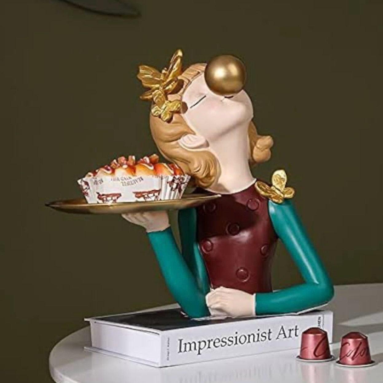 Ms Sasy - A Girl with Tray