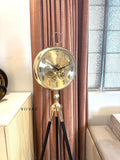 SWISS VINTAGE PHASE TRIPOD-MOUNTED CLOCK