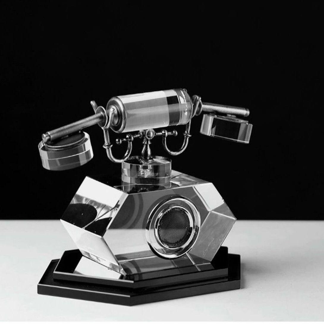 VINTAGE CRYSTAL TELEPHONE DECOR STYLE 1