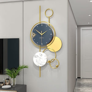 Abstract Vertical Wall Clock