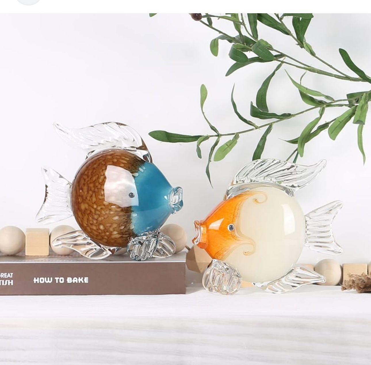 MURANO GLASS FISH SCULPTURE STYLE 2