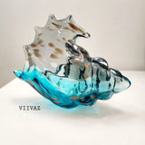 BLUE CRYSTAL MURANO GLASS SHANK