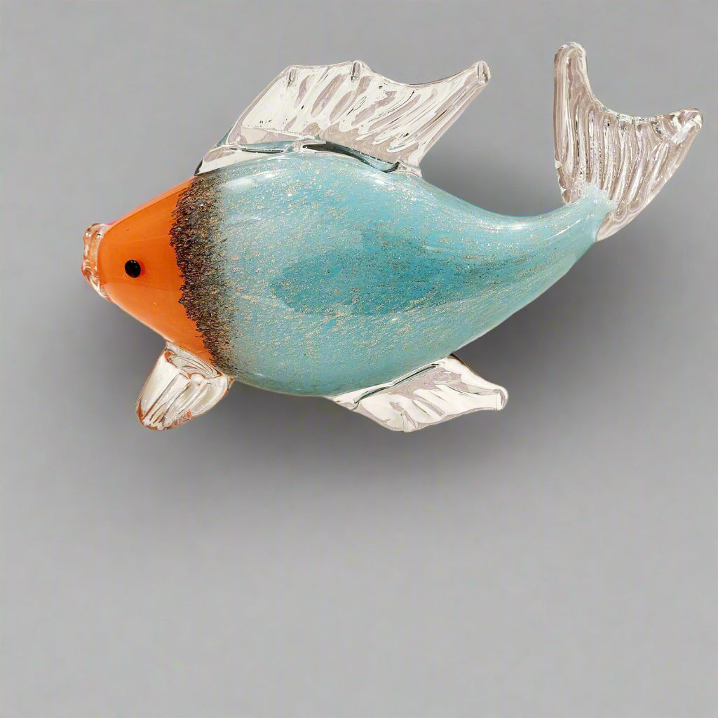 Murano Glass Fish Sculpture Style 9