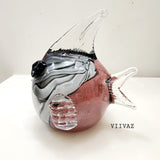 Murano Glass Fish Sculpture Style 6