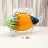 Murano Glass Fish Sculpture Style 4