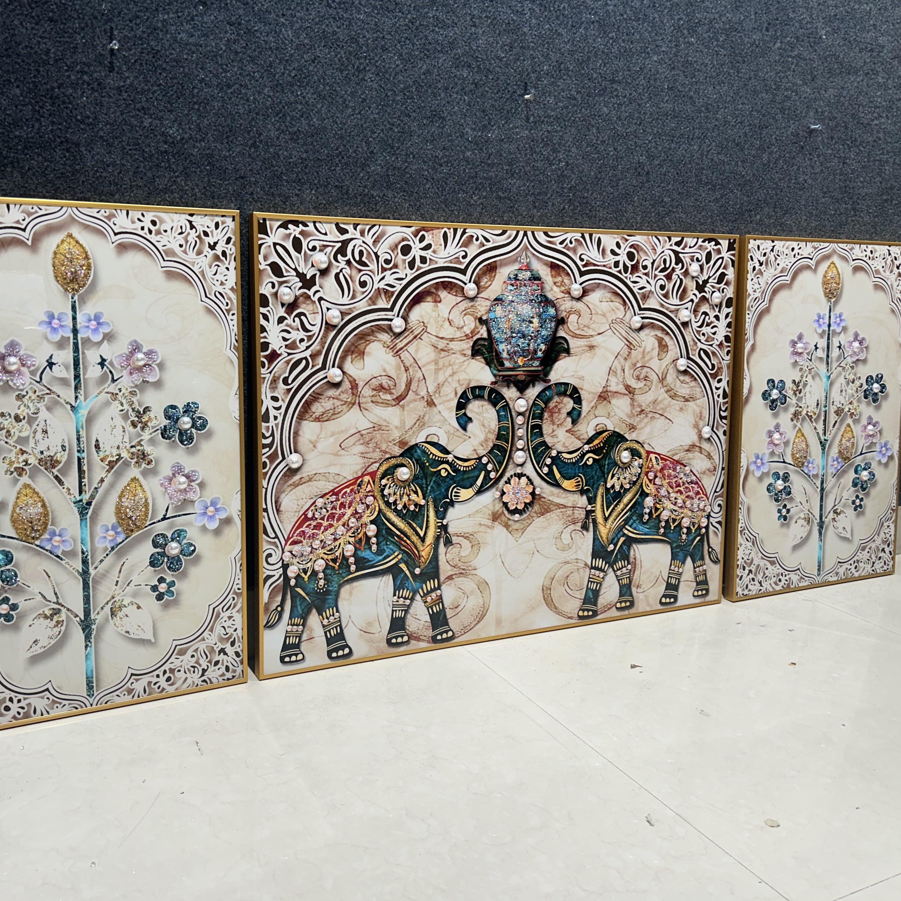 SET OF 3 - ABSTRACT PAINTING STYLE 10