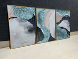SET OF 3 - ABSTRACT PAINTING STYLE 1