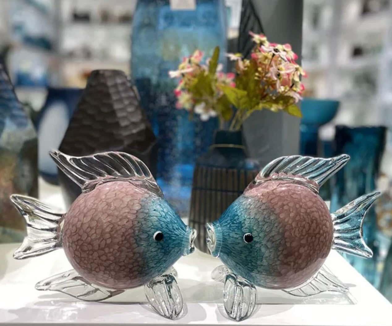 MURANO GLASS FISH SCULPTURE STYLE 2