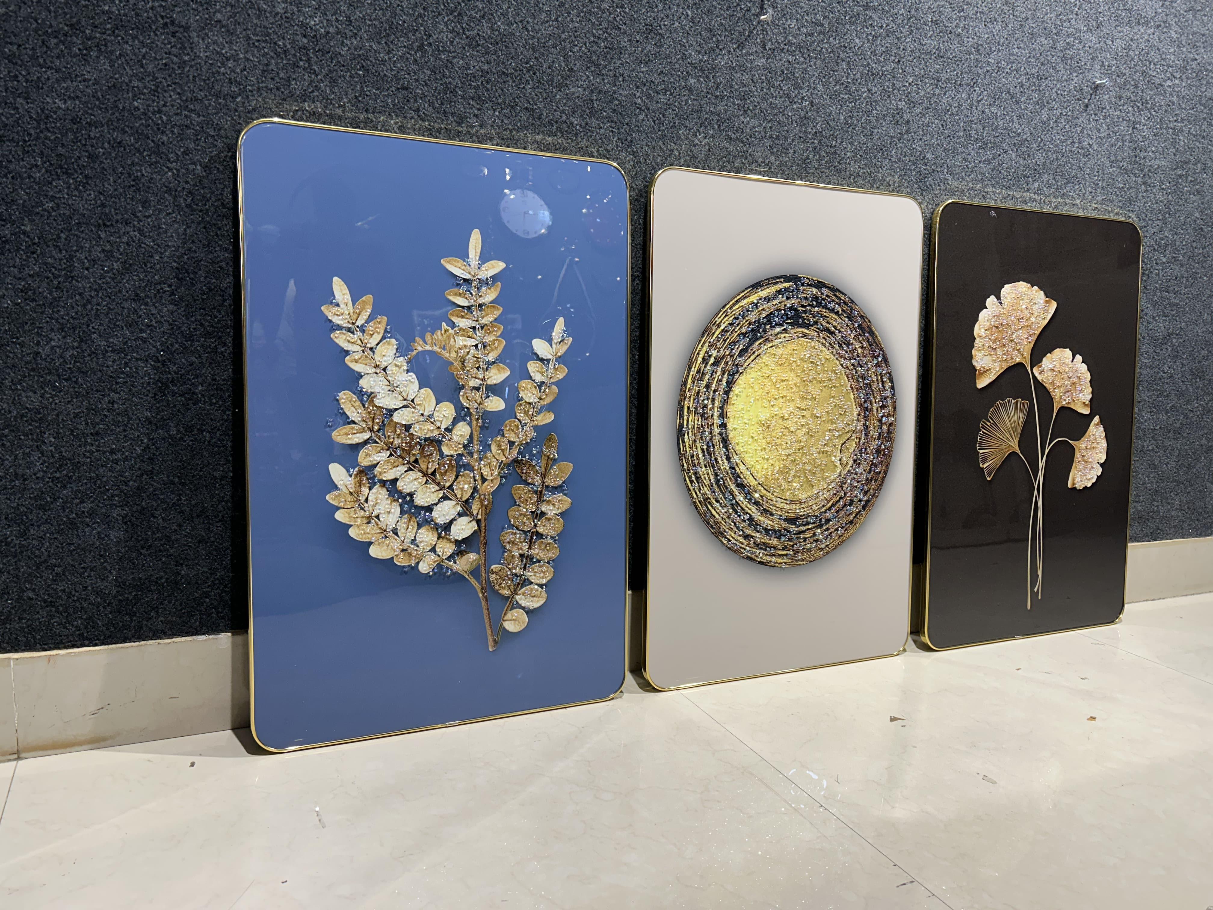 SET OF 3 - ABSTRACT PAINTING STYLE 3