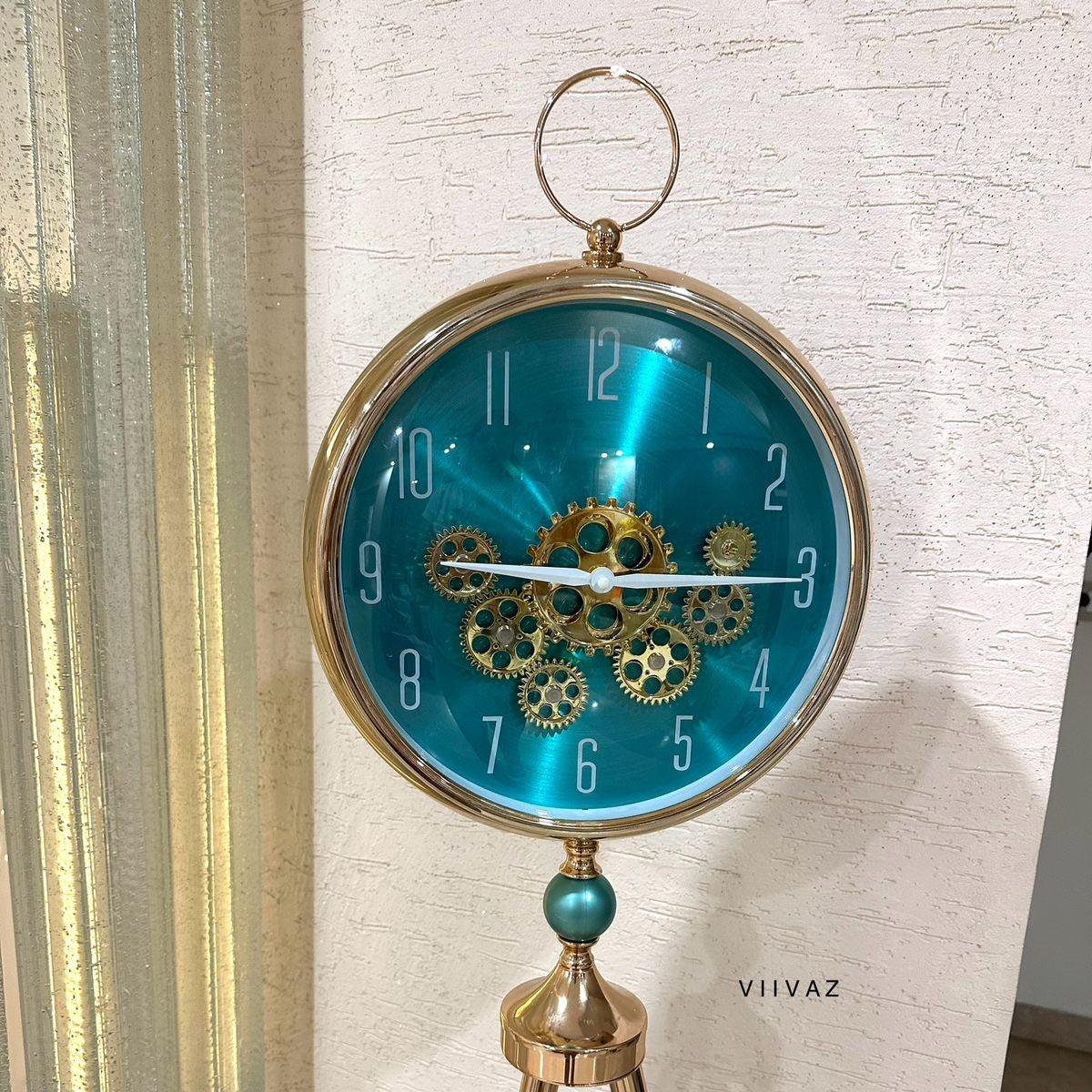 Swiss Vintage Phase Tripod-Mounted Clock