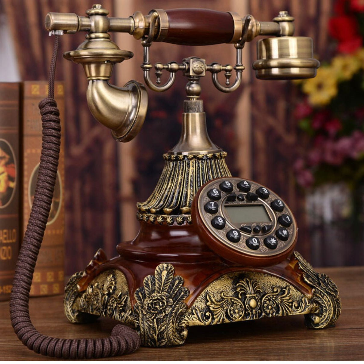 VINTAGE ROYAL TELEPHONE DECOR STYLE 2