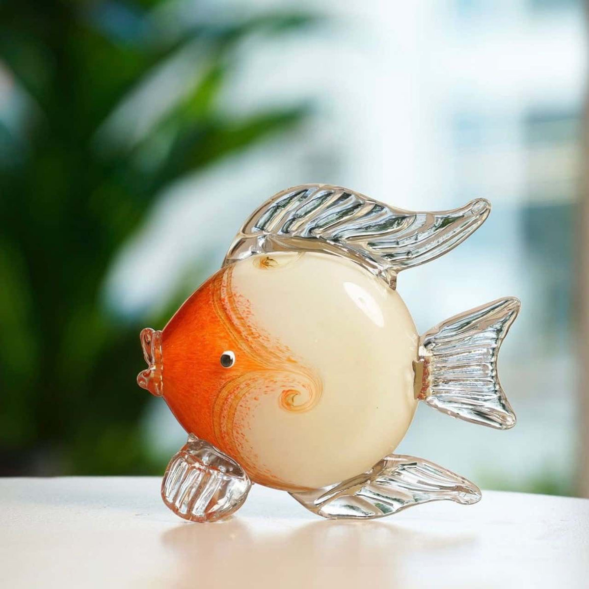 MURANO GLASS FISH SCULPTURE STYLE 16