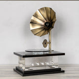 VINTAGE CRYSTAL GRAMOPHONE STYLE 2