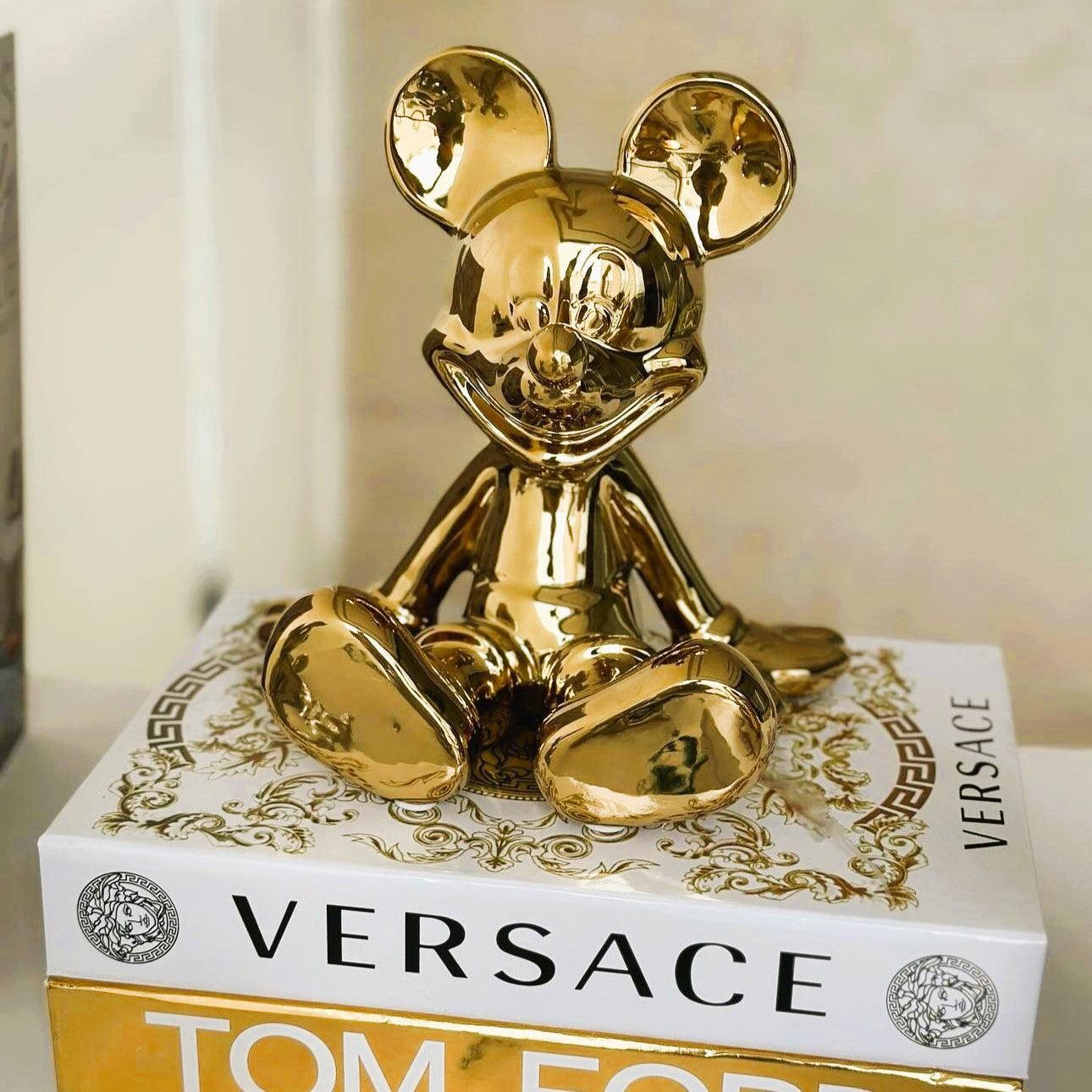 SITTING ELECTROPLATED MICKEY MOUSE