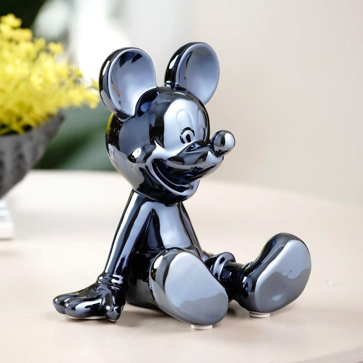 SITTING ELECTROPLATED MICKEY MOUSE