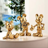 SITTING ELECTROPLATED MICKEY MOUSE