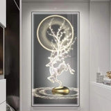 LUXURY LED WALL PAINTING STYLE 3 - RUNNING REINDEER