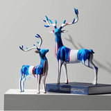 Bohemia Oil Painted Reindeer Set