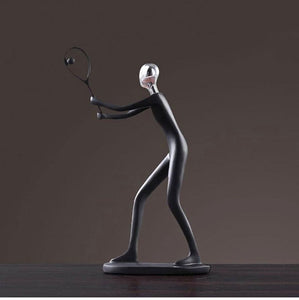 SPORTS FIGURINE - TENNIS PLAYER