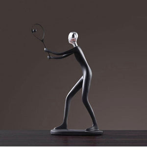 SPORTS FIGURINE - TENNIS PLAYER