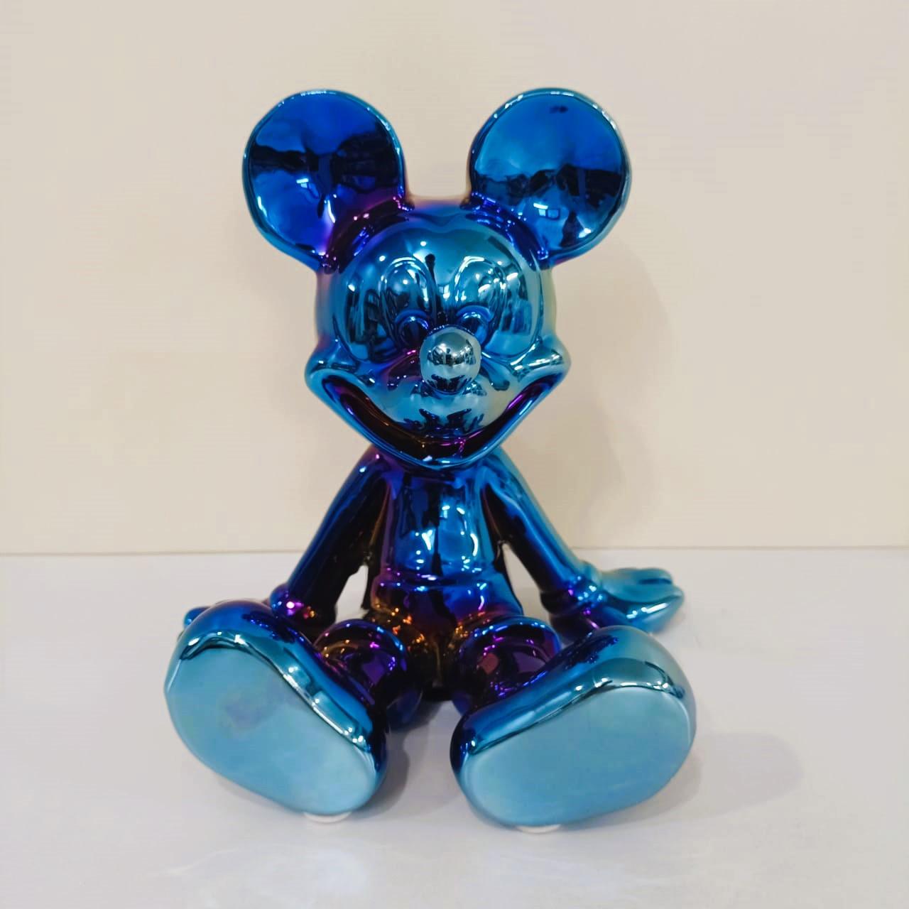SITTING ELECTROPLATED MICKEY MOUSE