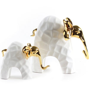 LUXURIOUS ELEPHANT SET OF 2