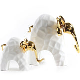 LUXURIOUS ELEPHANT SET OF 2