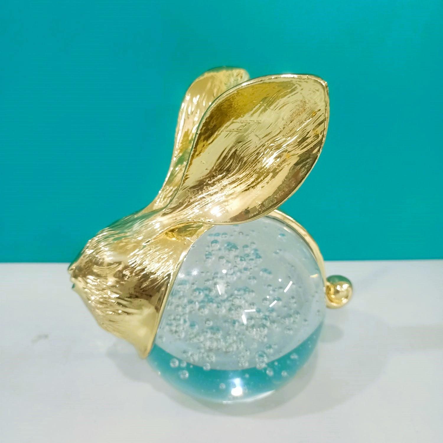 LUXURY CRYSTAL RABBIT DECOR