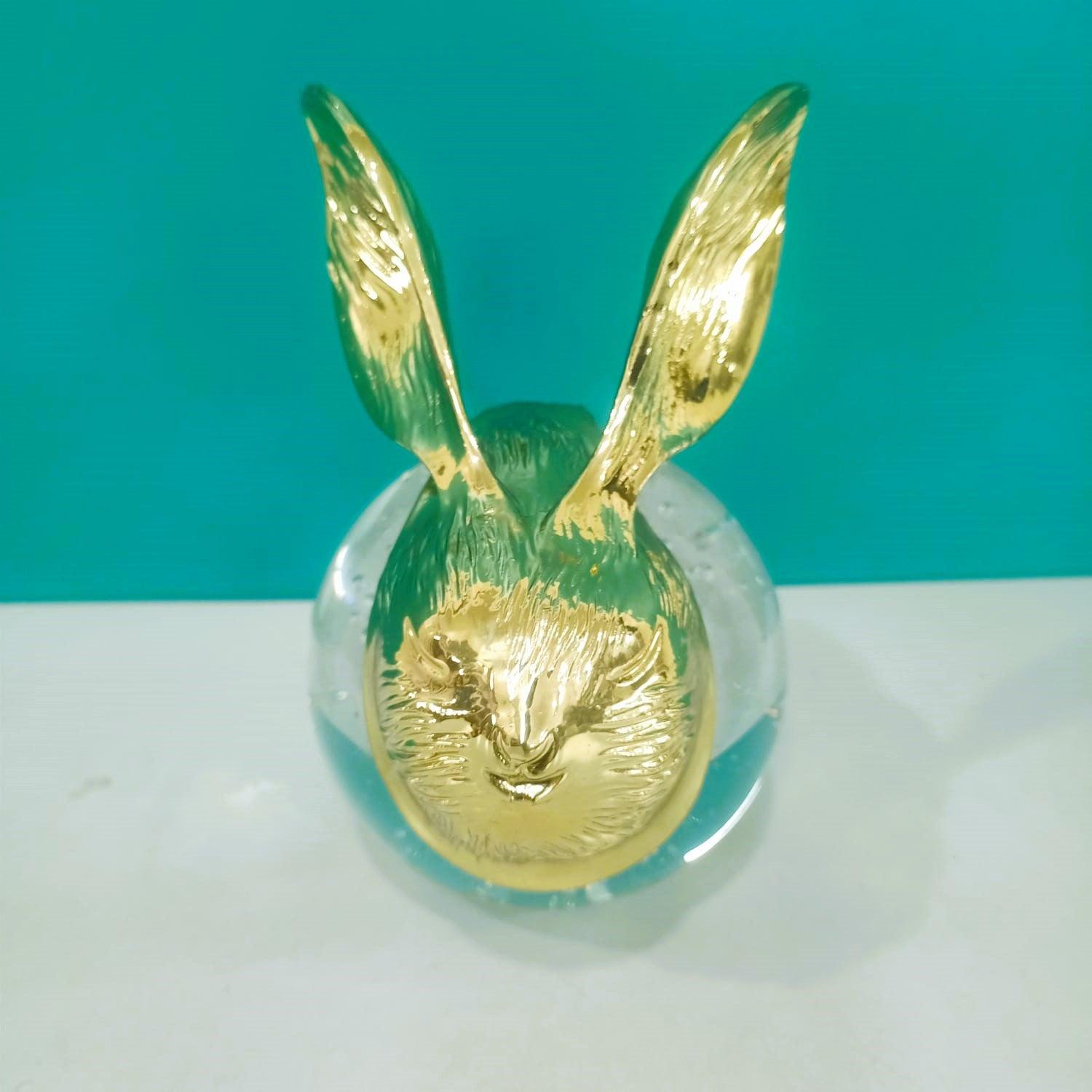 LUXURY CRYSTAL RABBIT DECOR