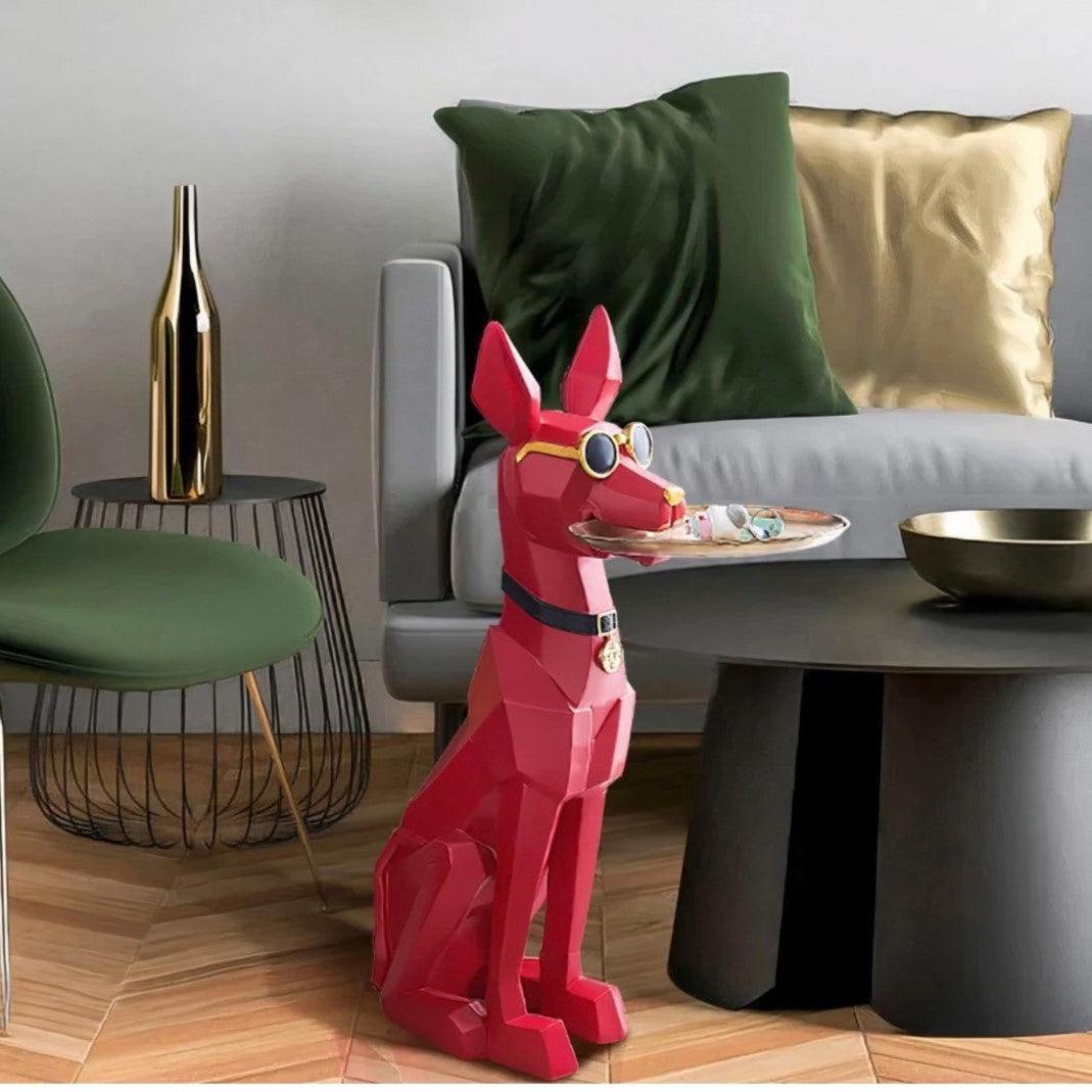 Mr Wang Statue with Tray