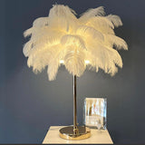 Feather Table Lamp Decor